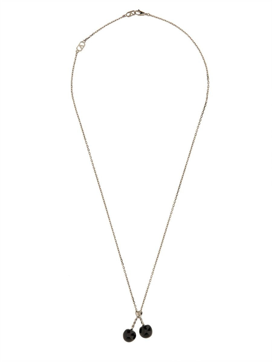 VALENTINO GARAVANI Elegant Bronze Necklace for Men - FW25 Collection