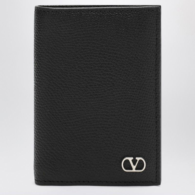 VALENTINO GARAVANI Mini VLogo Leather Card Holder