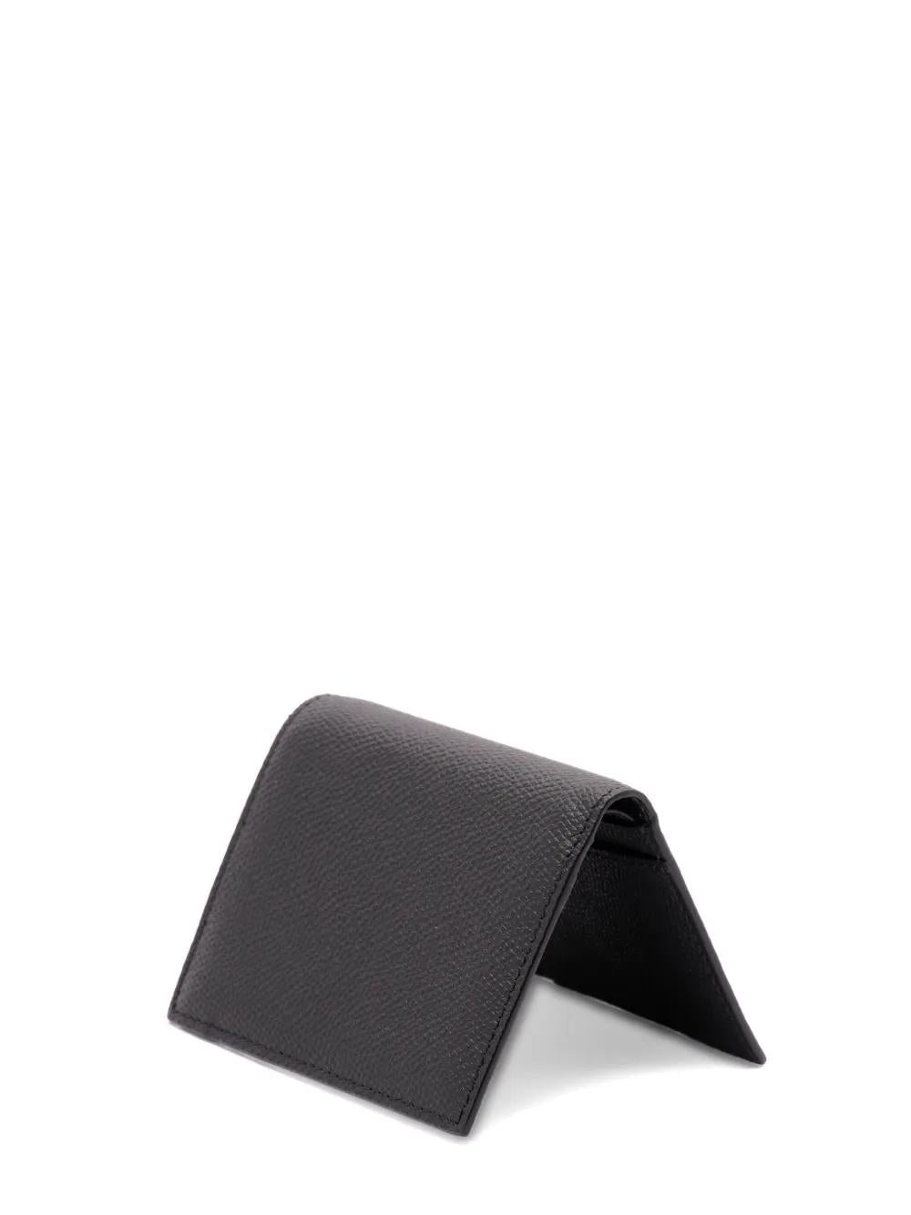 VALENTINO GARAVANI Mini VLogo Leather Card Holder