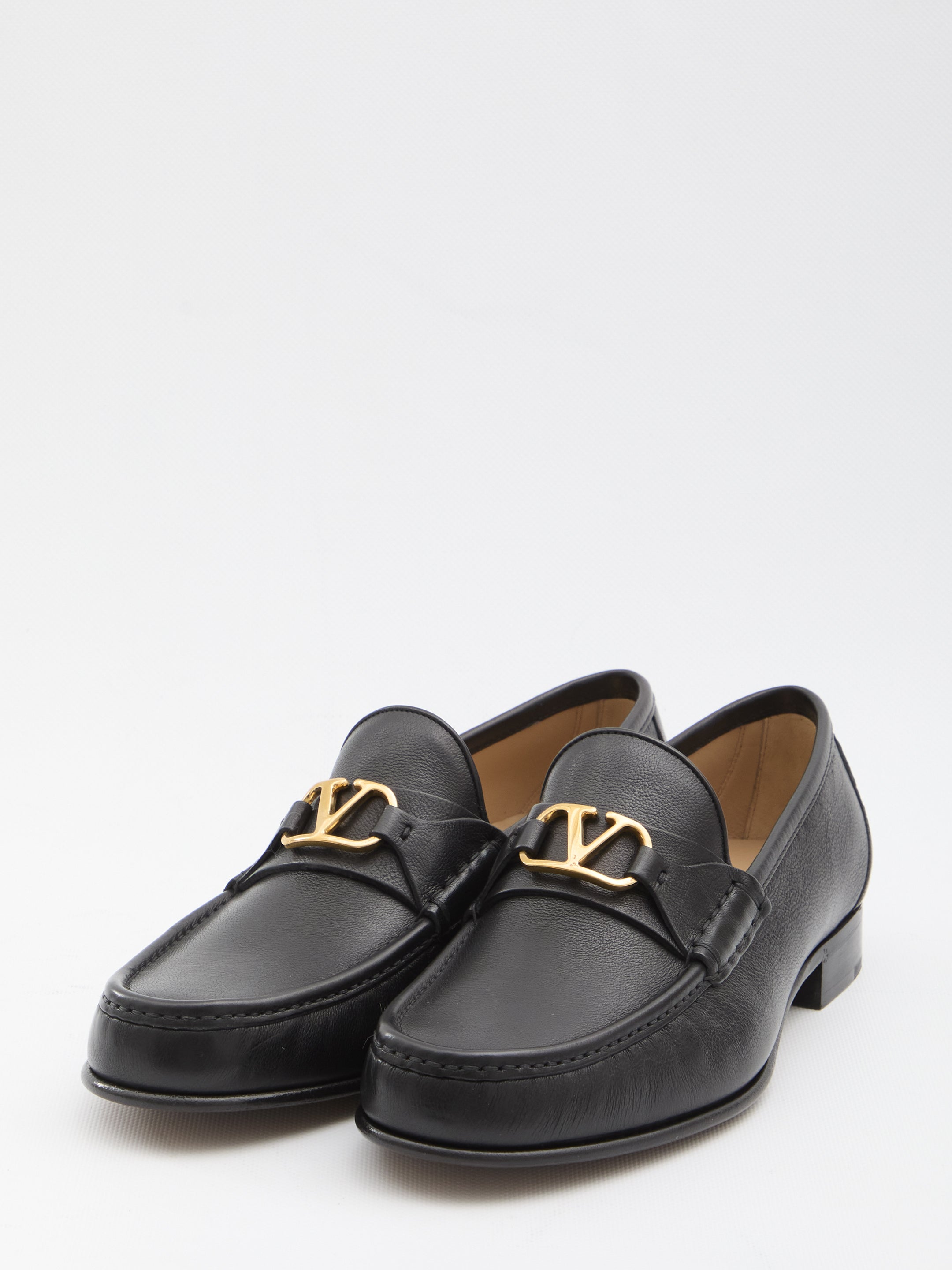 VALENTINO GARAVANI Signature Logo Loafers - 2 cm Heel Height