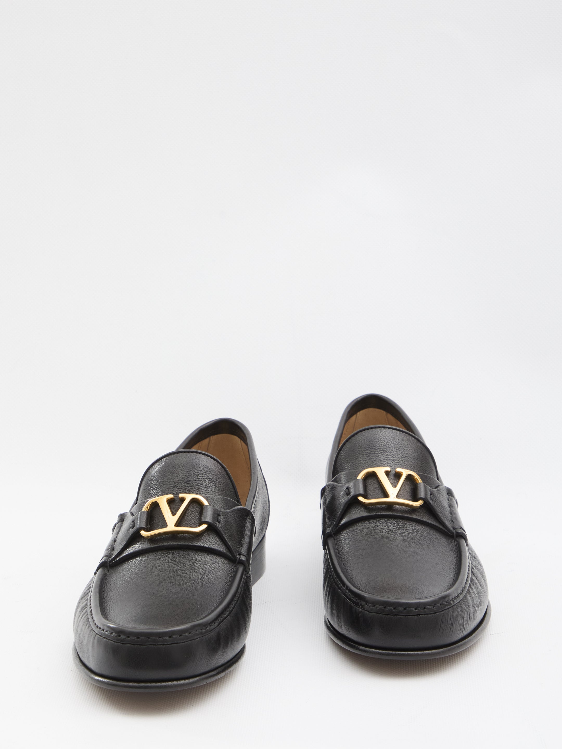VALENTINO GARAVANI Signature Logo Loafers - 2 cm Heel Height