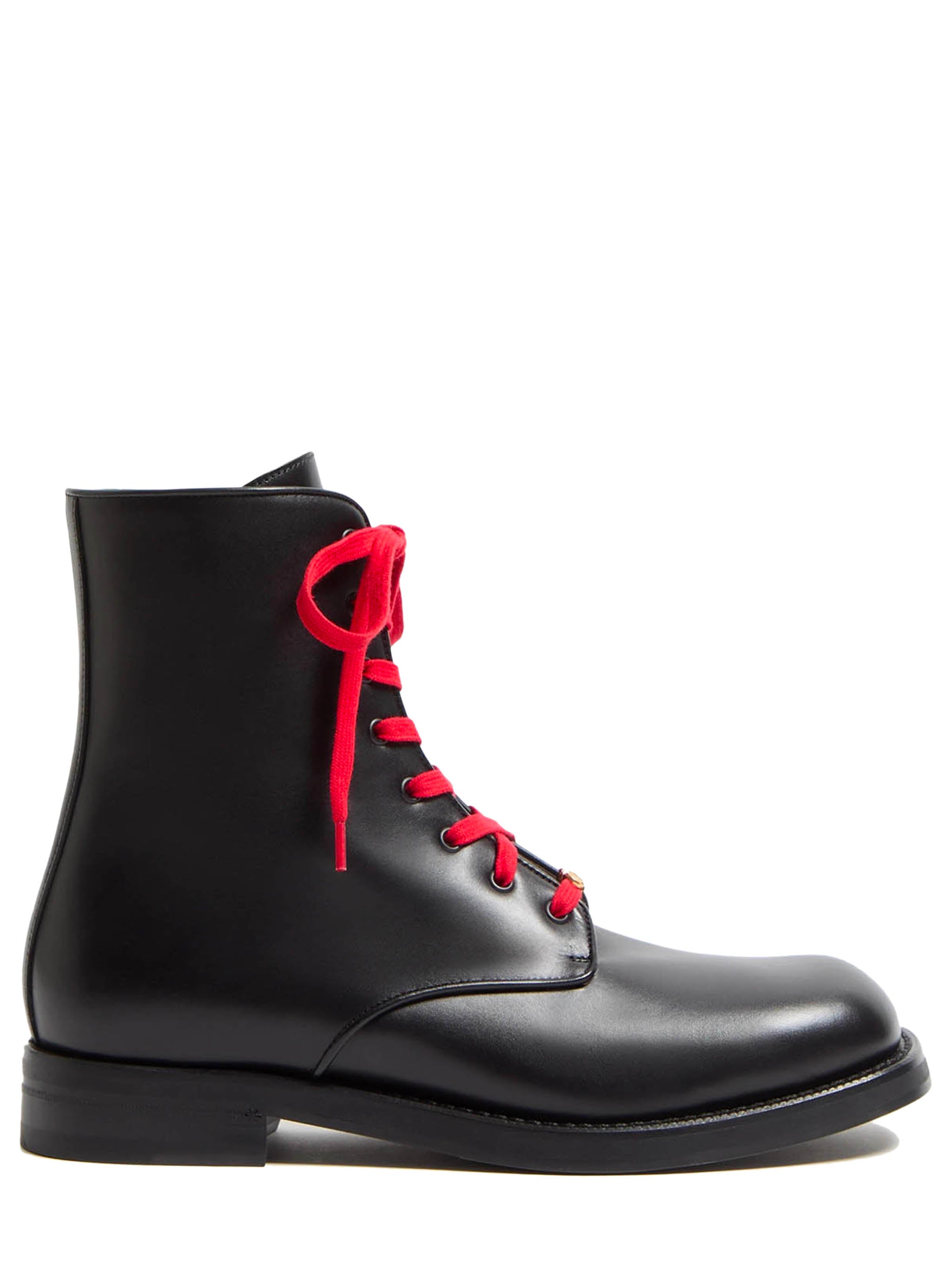 VALENTINO GARAVANI Premium Calfskin Ankle Boots for Men