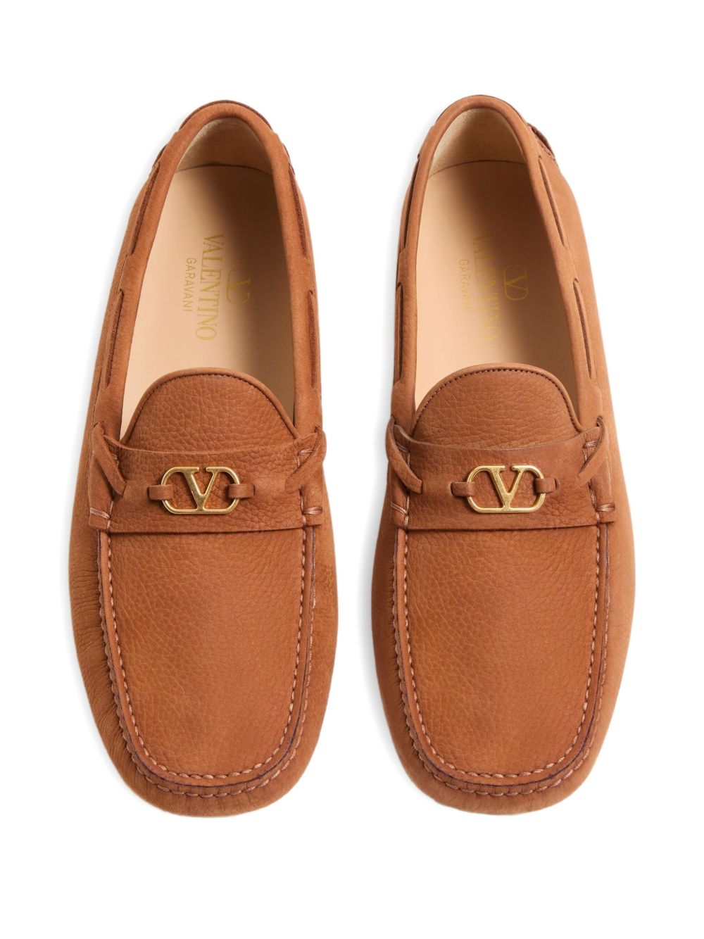 VALENTINO GARAVANI Signature Driver Loafer with Custom Rubber Sole
