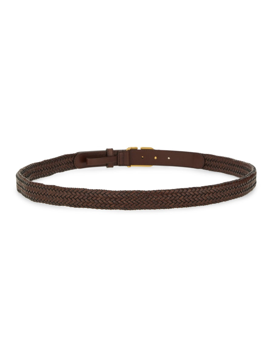 VALENTINO GARAVANI Signature Weave Belt for Men