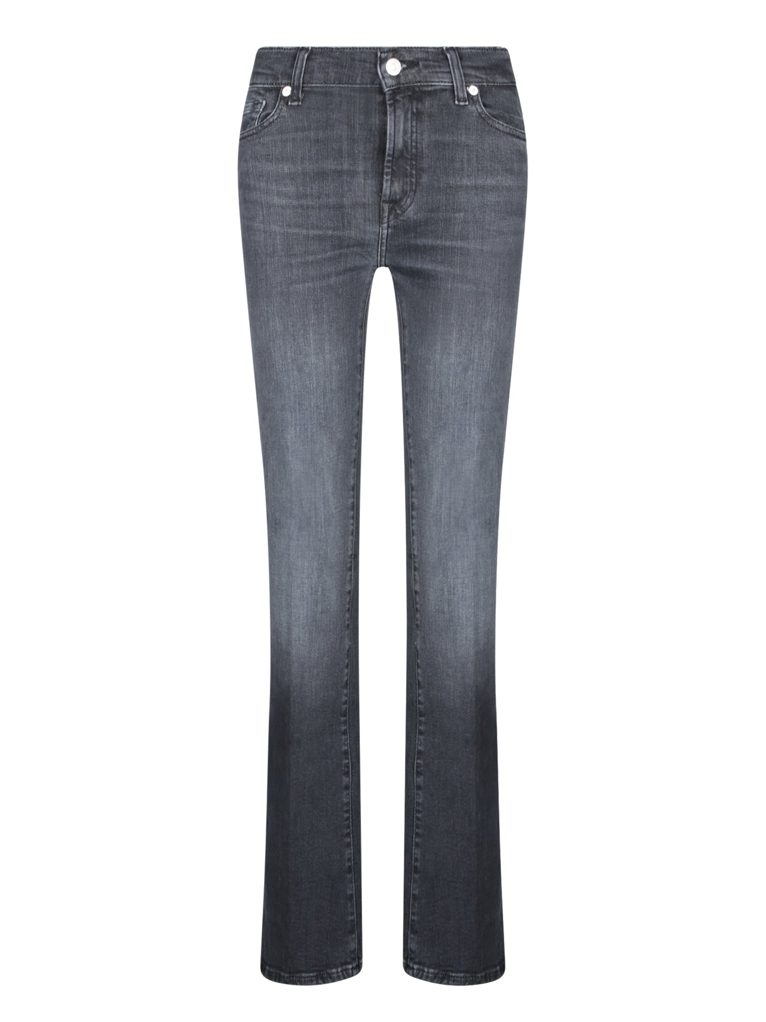 7 FOR ALL MANKIND Comfortable Women's Black Jeans - Fall Winter 25/26