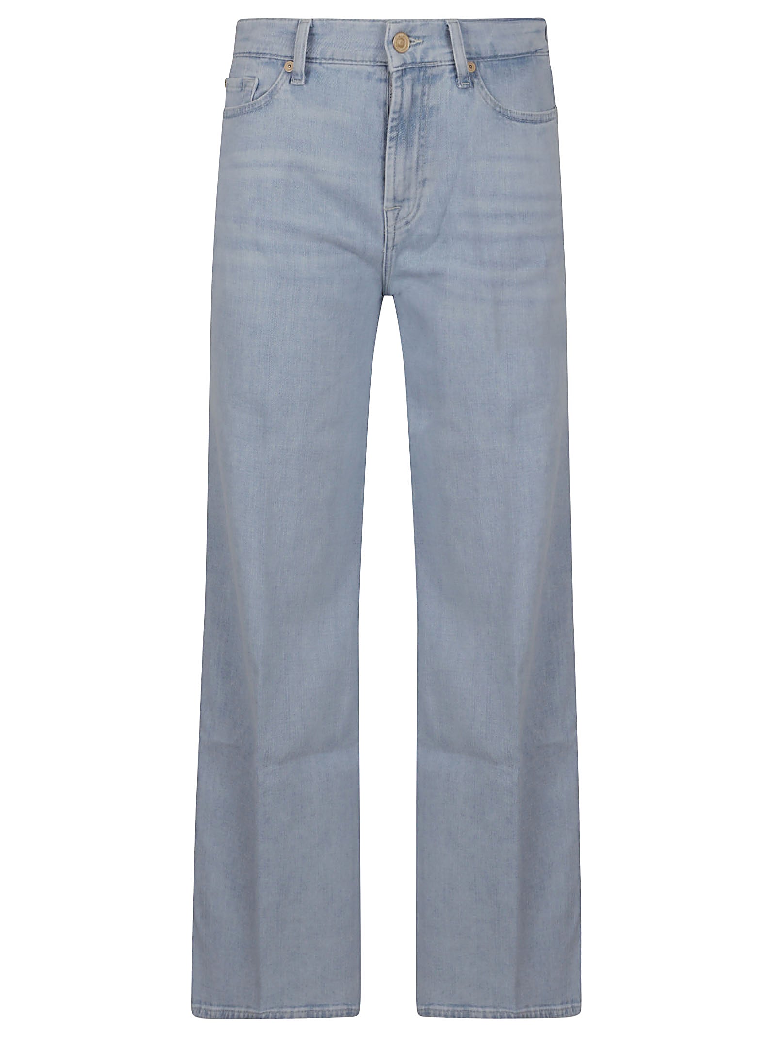 7 FOR ALL MANKIND High Waist Relaxed Wide Leg Cropped Jeans - Women
