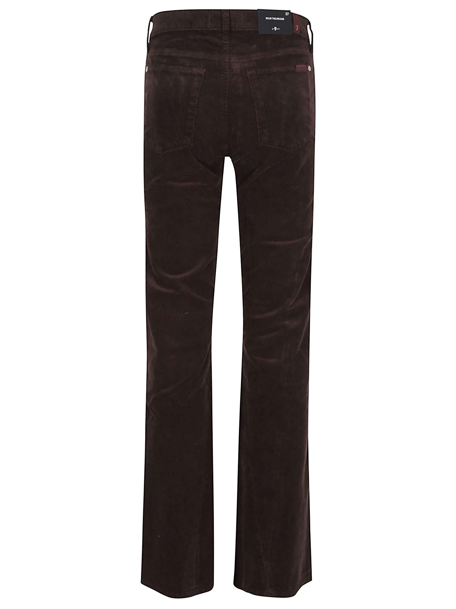 7 FOR ALL MANKIND Fitted Mid-Rise Corduroy Jeans for Women