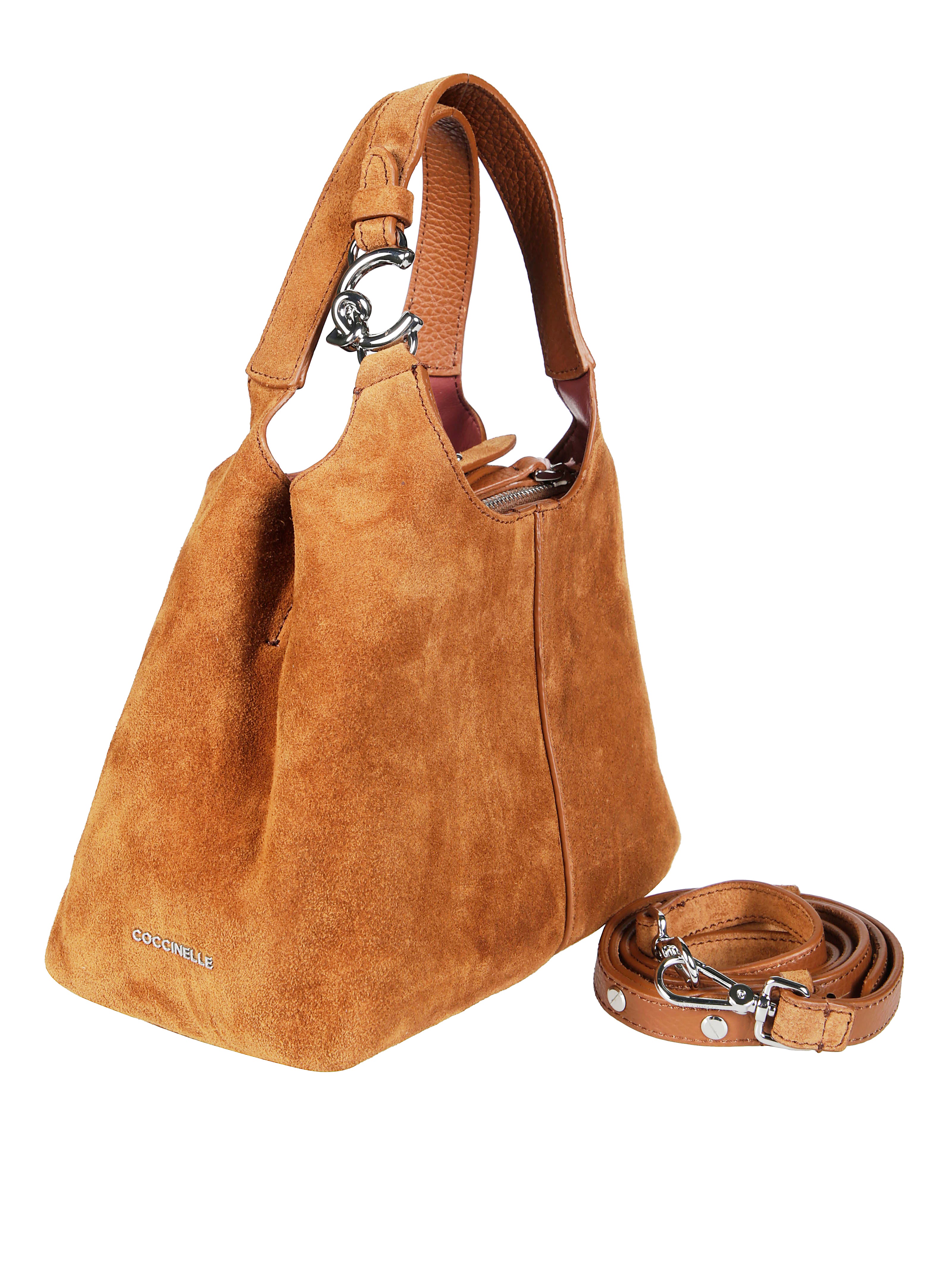 COCCINELLE Easy Suede Shoulder Bag - Medium