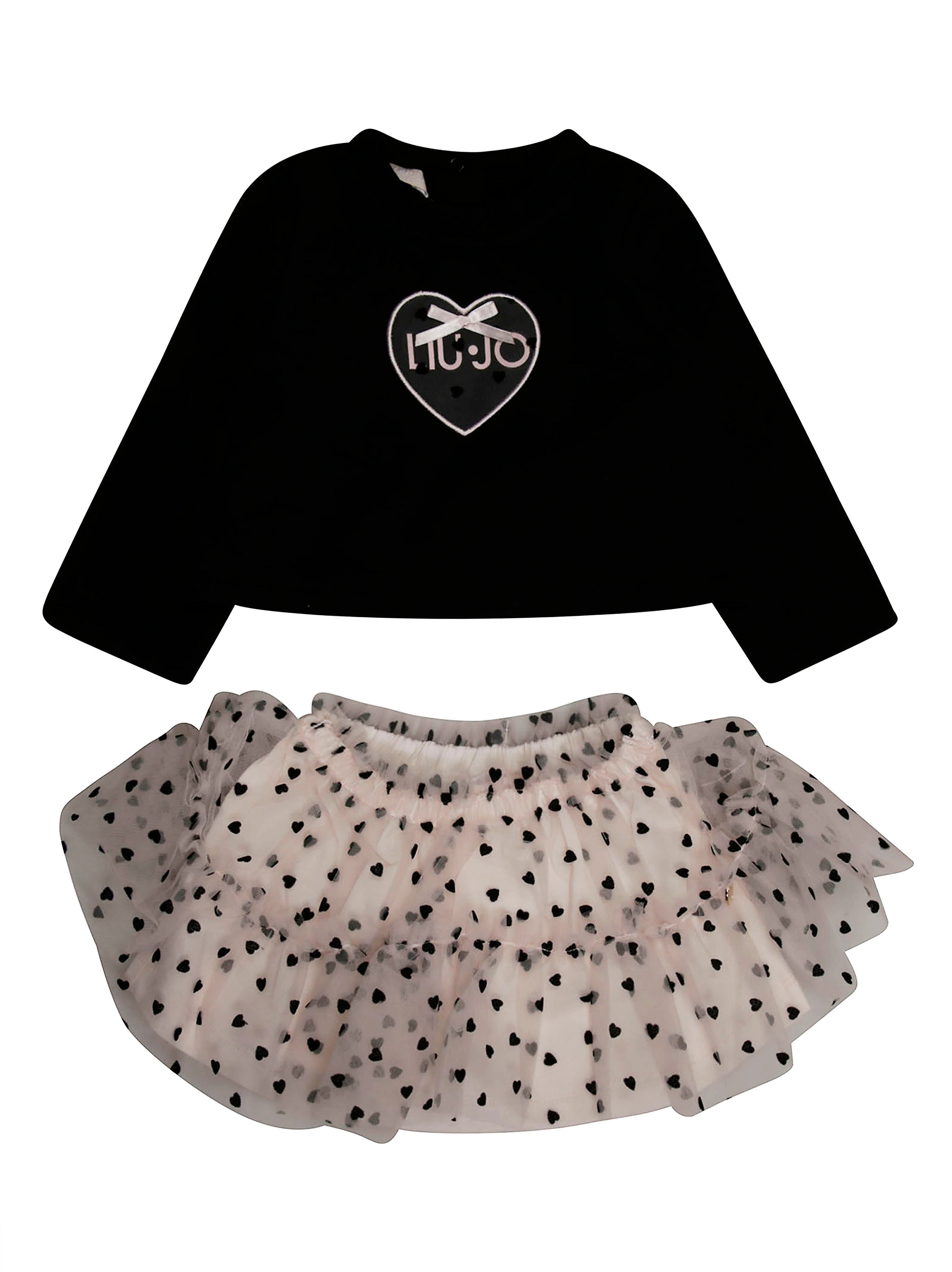 LIU JO KIDS Mini Complete Sweatshirt and Tulle Skirt Set