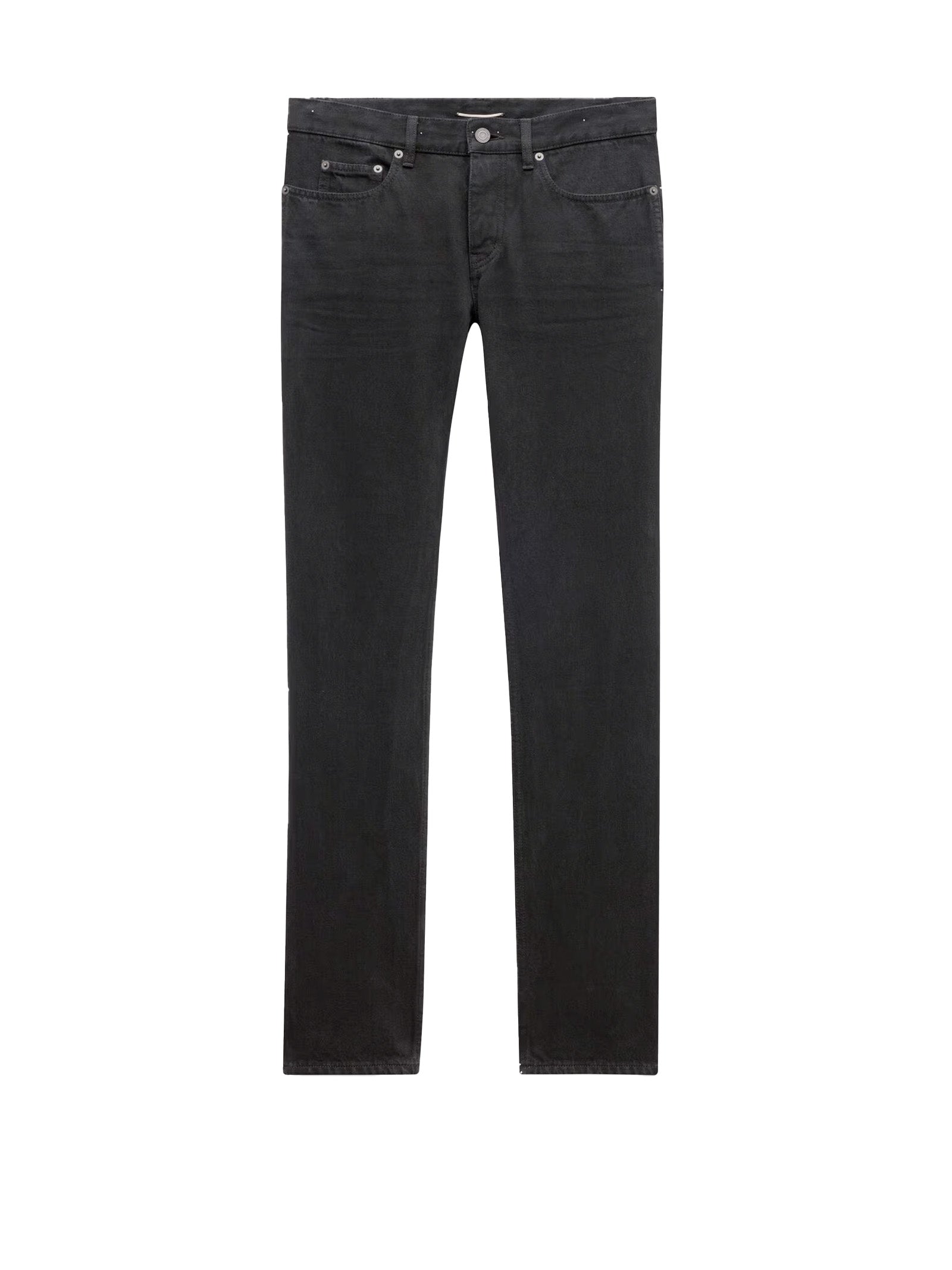 SAINT LAURENT Classic 100% Cotton Jeans for Men - Spring/Summer 2025