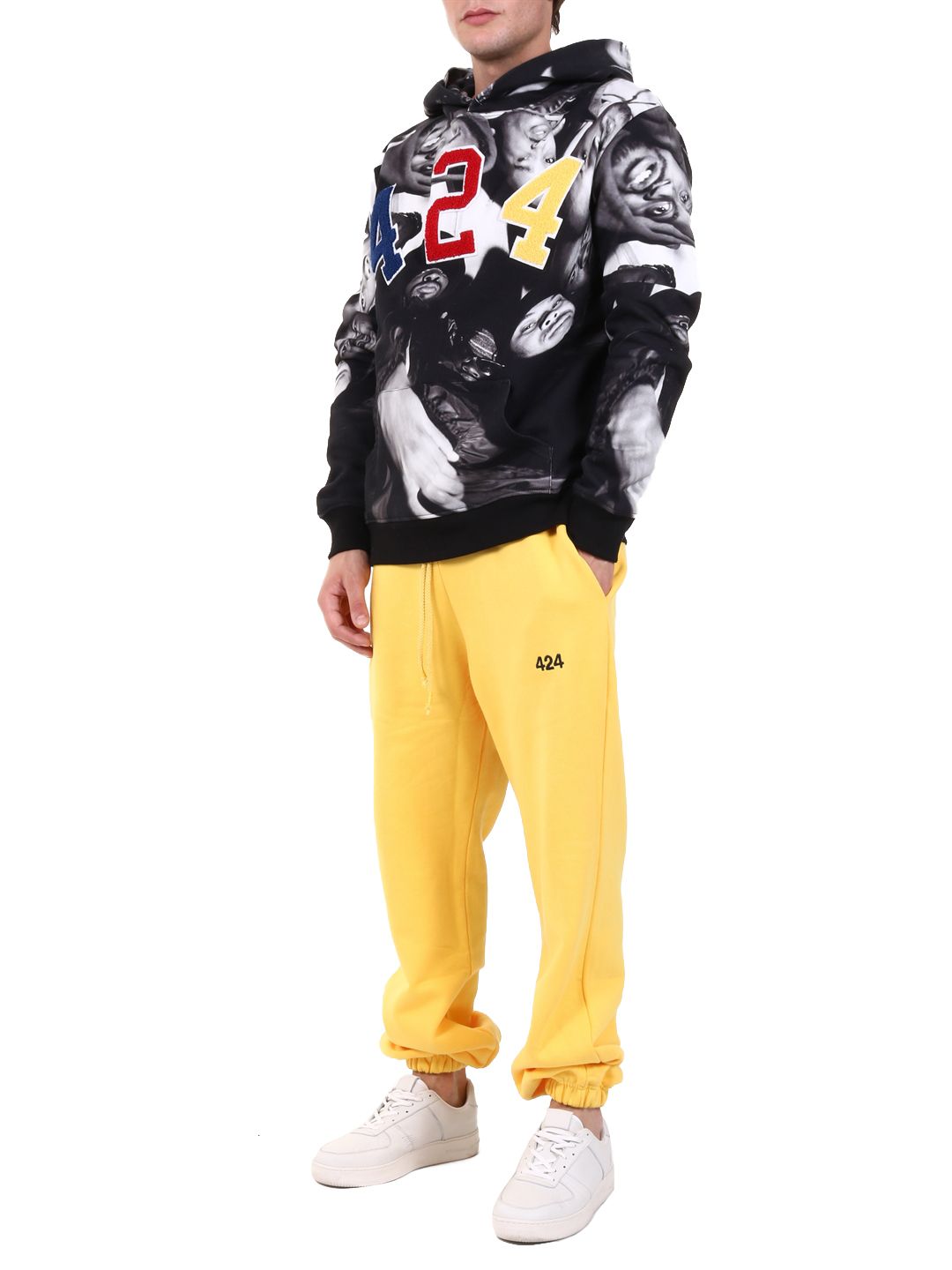 424 Multicolor Logo Hoodie - Size M