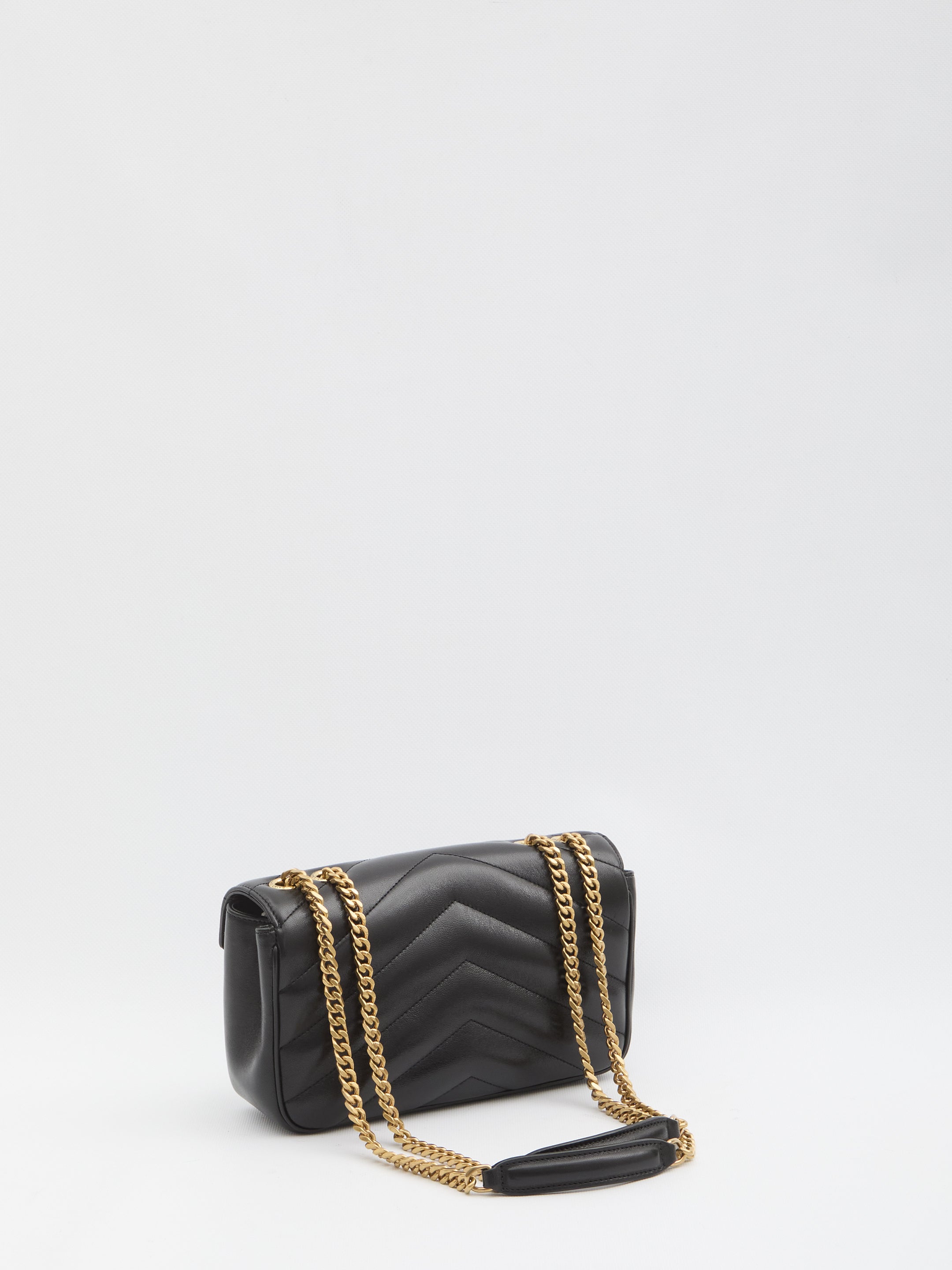 SAINT LAURENT Mini Leather Crossbody Handbag