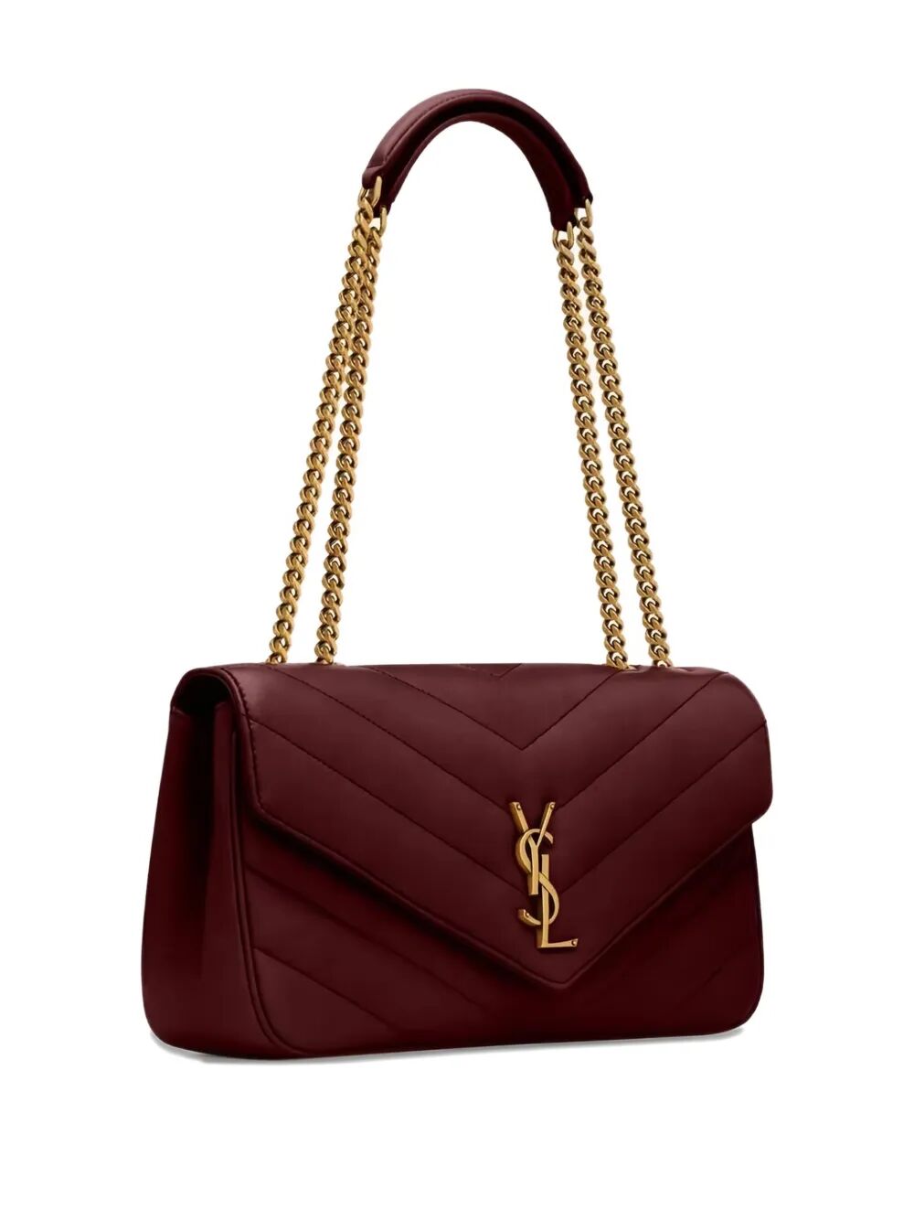 SAINT LAURENT Lambskin Shoulder Handbag - Sophisticated Style