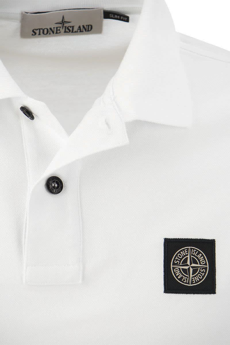 STONE ISLAND Slim Fit Cotton Polo Shirt