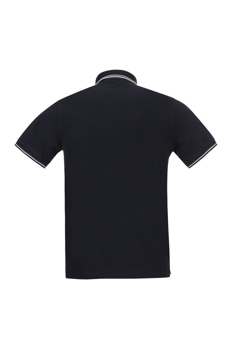STONE ISLAND Slim Cotton Polo Shirt