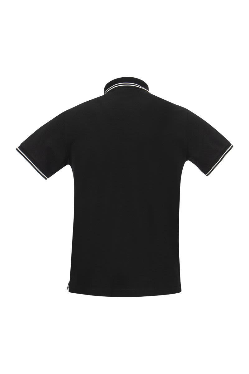 STONE ISLAND Slim Fit Cotton Polo Shirt