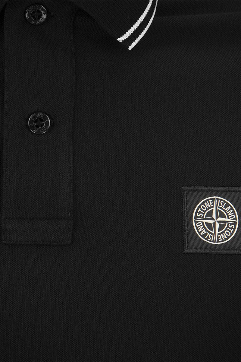 STONE ISLAND Slim Fit Cotton Polo Shirt