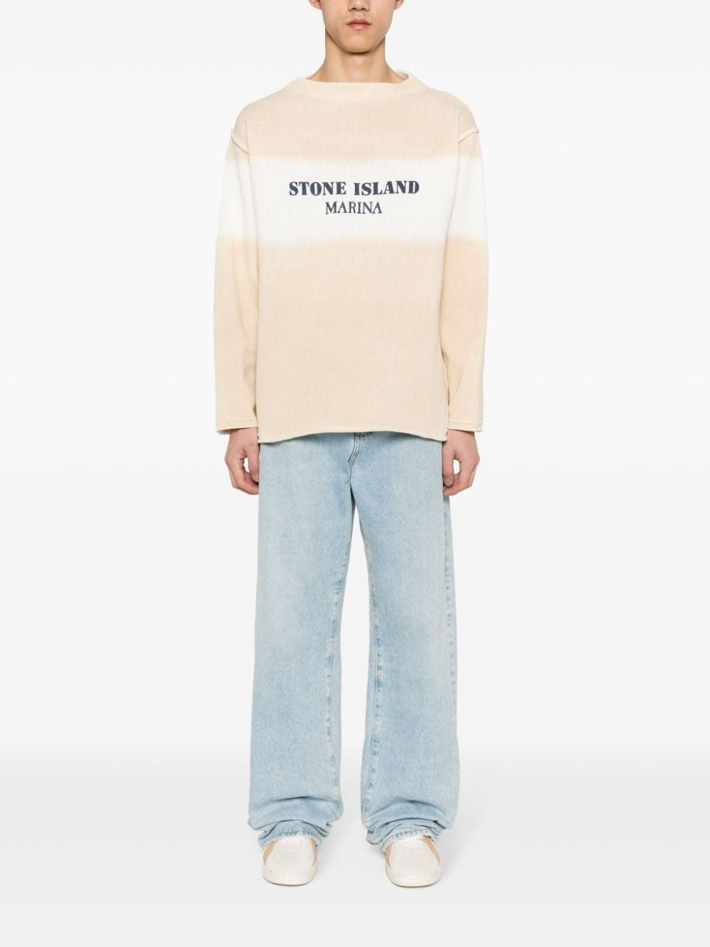 STONE ISLAND Men's Mini Knit Sweater for Spring/Summer 2024