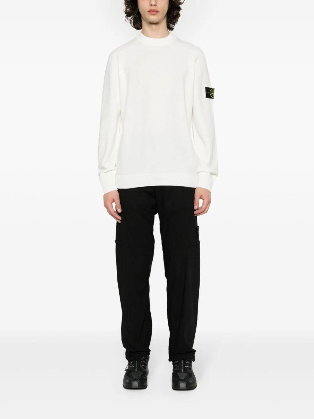 STONE ISLAND Classic Round Neck Sweater for Men - Spring/Summer 2025