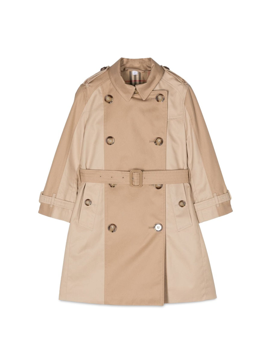 BURBERRY Trench Mini Jacket with Anais Belt for Girls