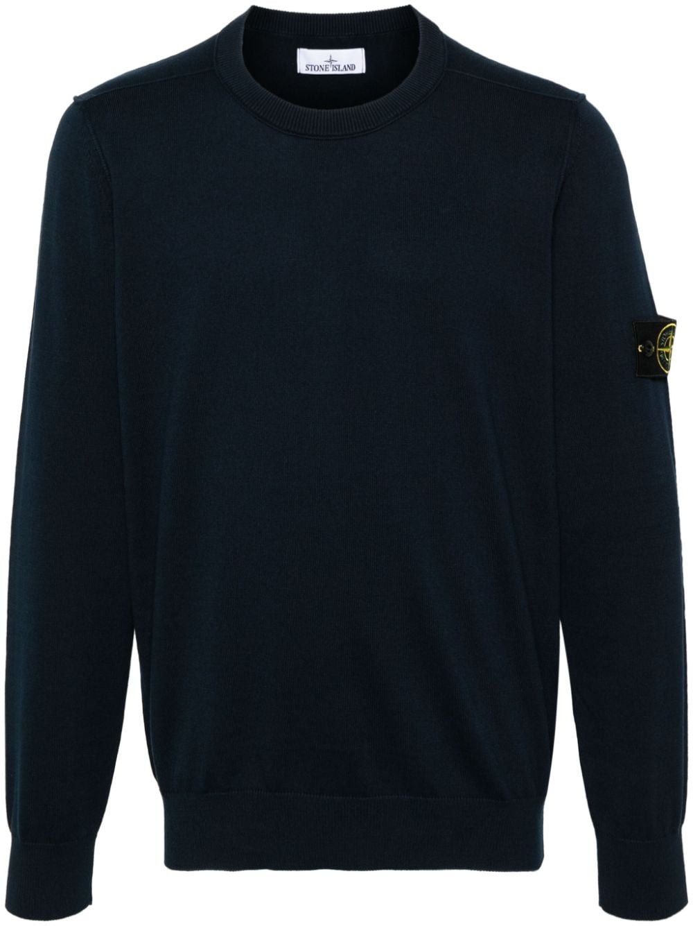 STONE ISLAND Men's Crew-Neck Cotton Jumper