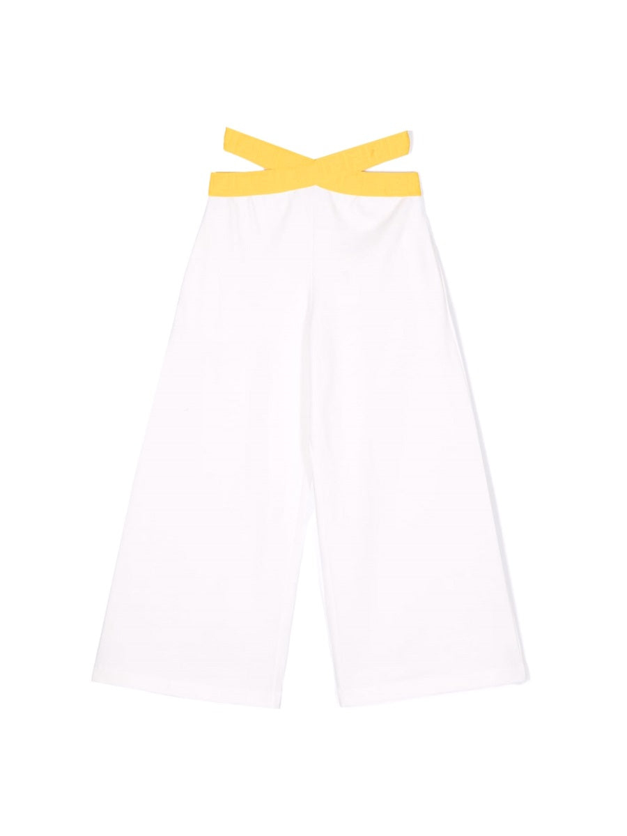 FENDI Girls' Wide Leg Mini Sweatpants