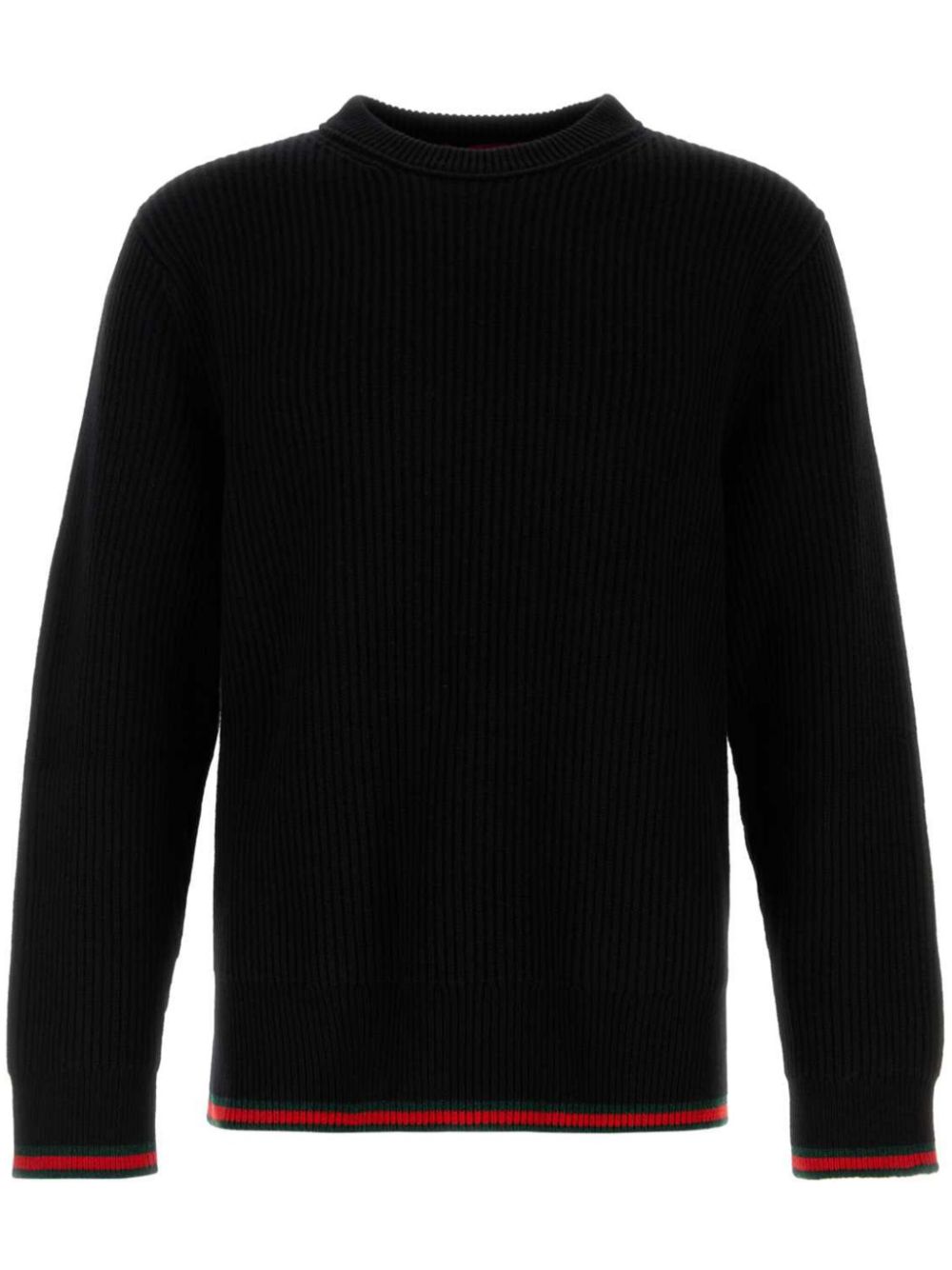 GUCCI Wool-Cashmere Blend Crew Neck Sweater