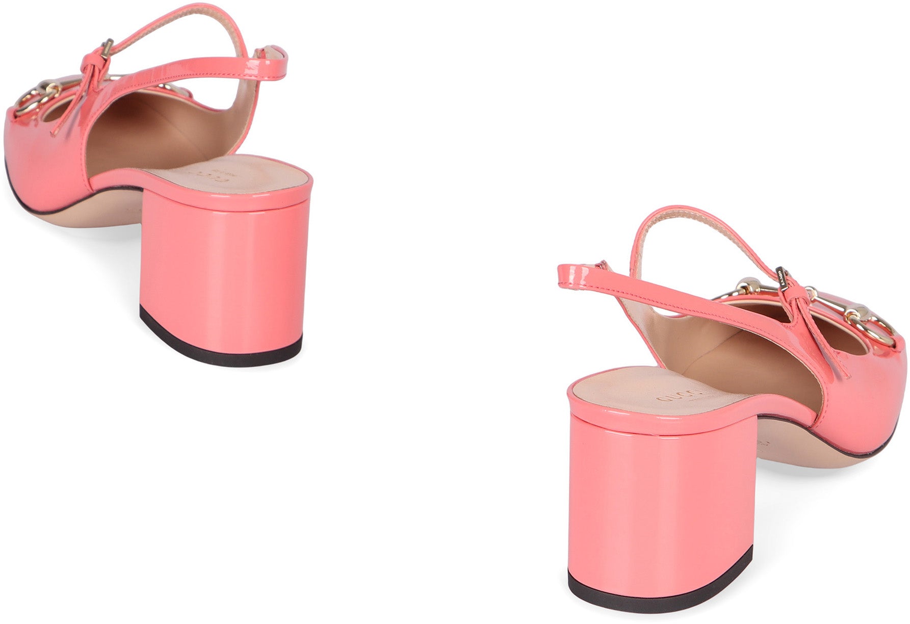 GUCCI Patent Leather Slingback Pumps