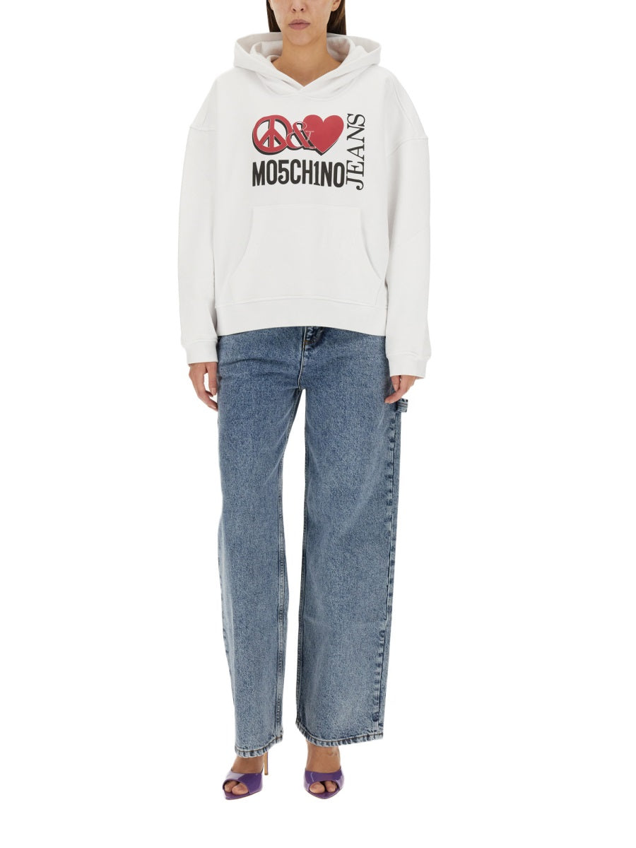 MOSCHINO JEANS Peace & Love Hoodie