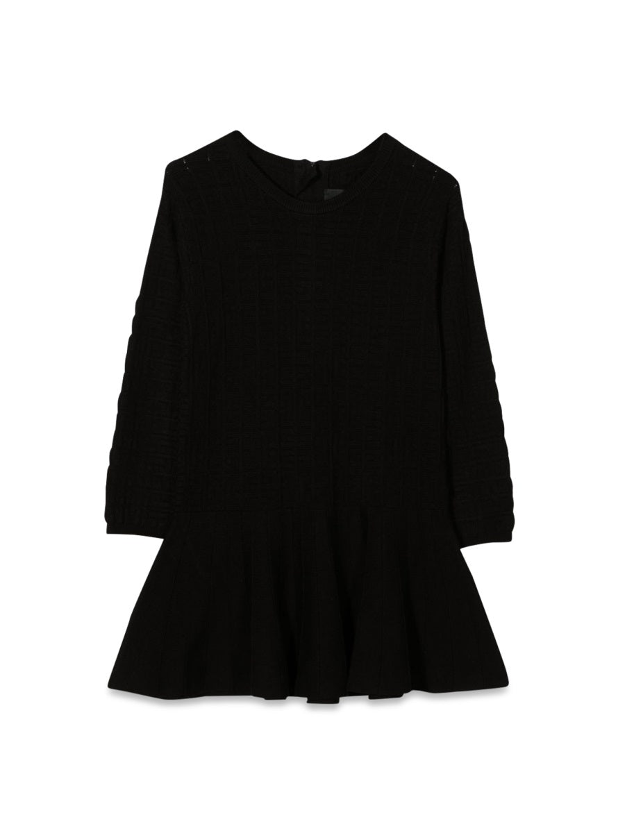 GIVENCHY Chic Long-Sleeved Mini Dress for Girls