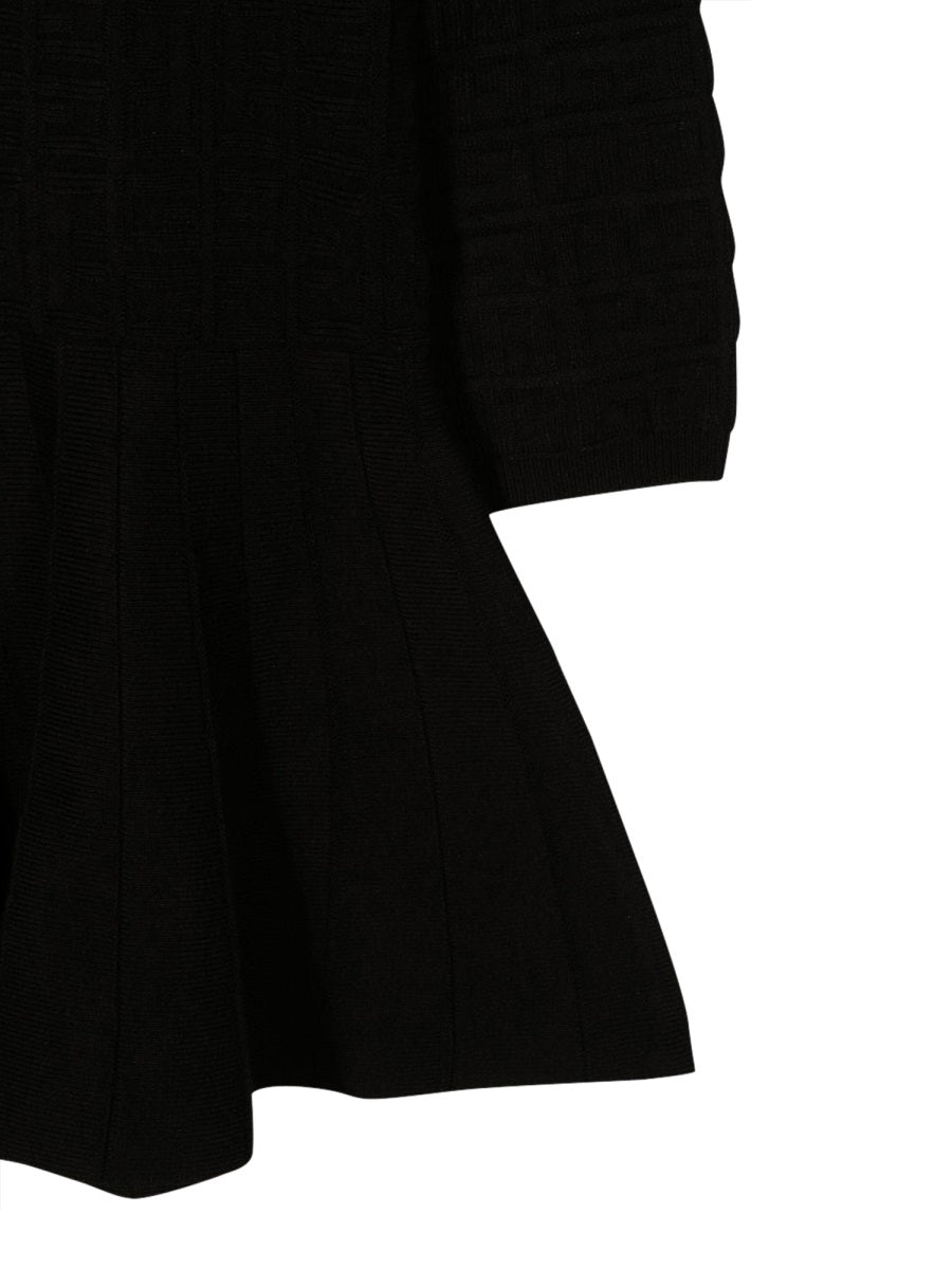 GIVENCHY Chic Long-Sleeved Mini Dress for Girls
