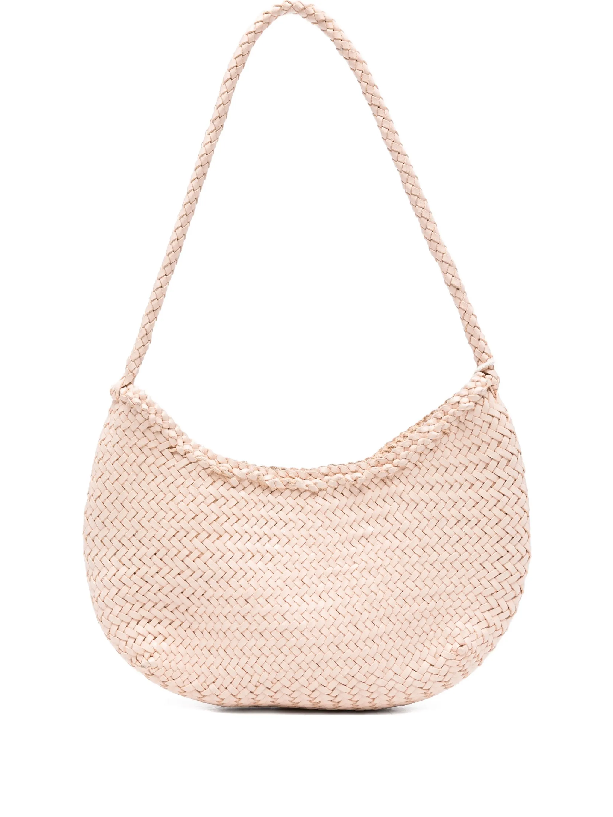 DRAGON DIFUSSION Mini Natural Braided Calfskin Shoulder Handbag - FW25