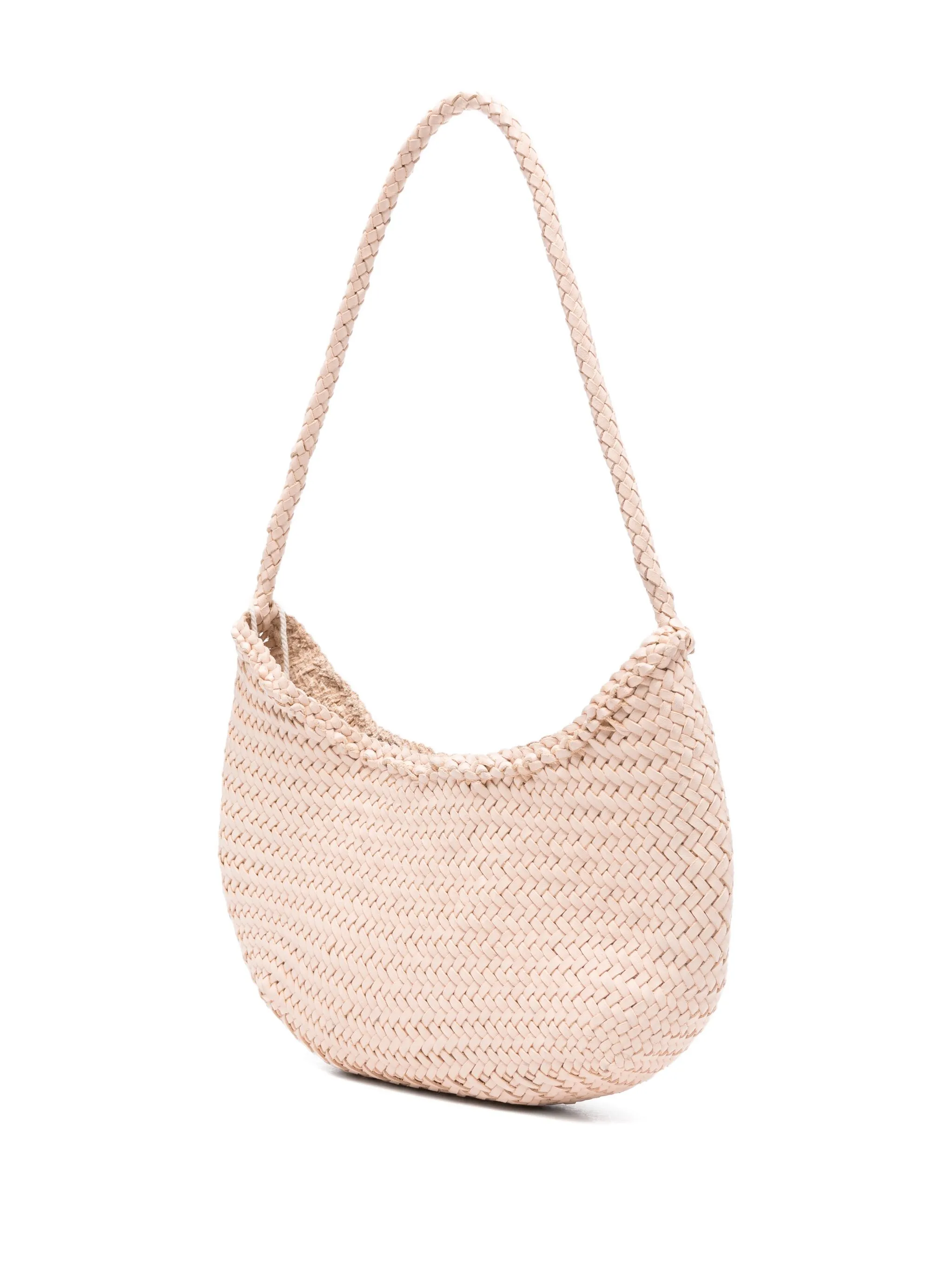DRAGON DIFUSSION Mini Natural Braided Calfskin Shoulder Handbag - FW25