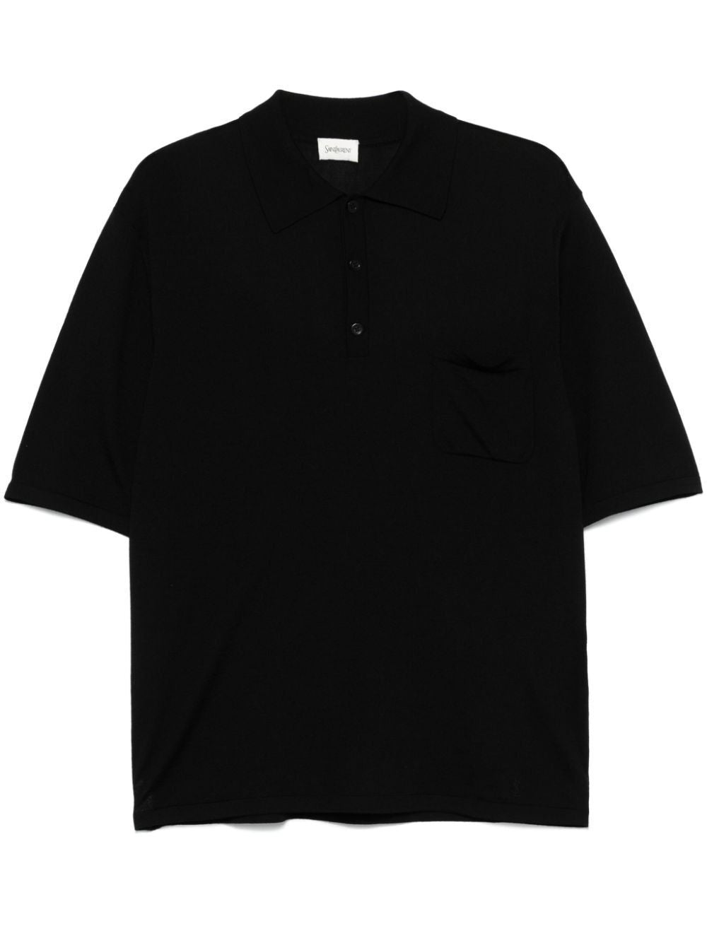 SAINT LAURENT Logo Embroidered Polo Shirt - Men’s Edition