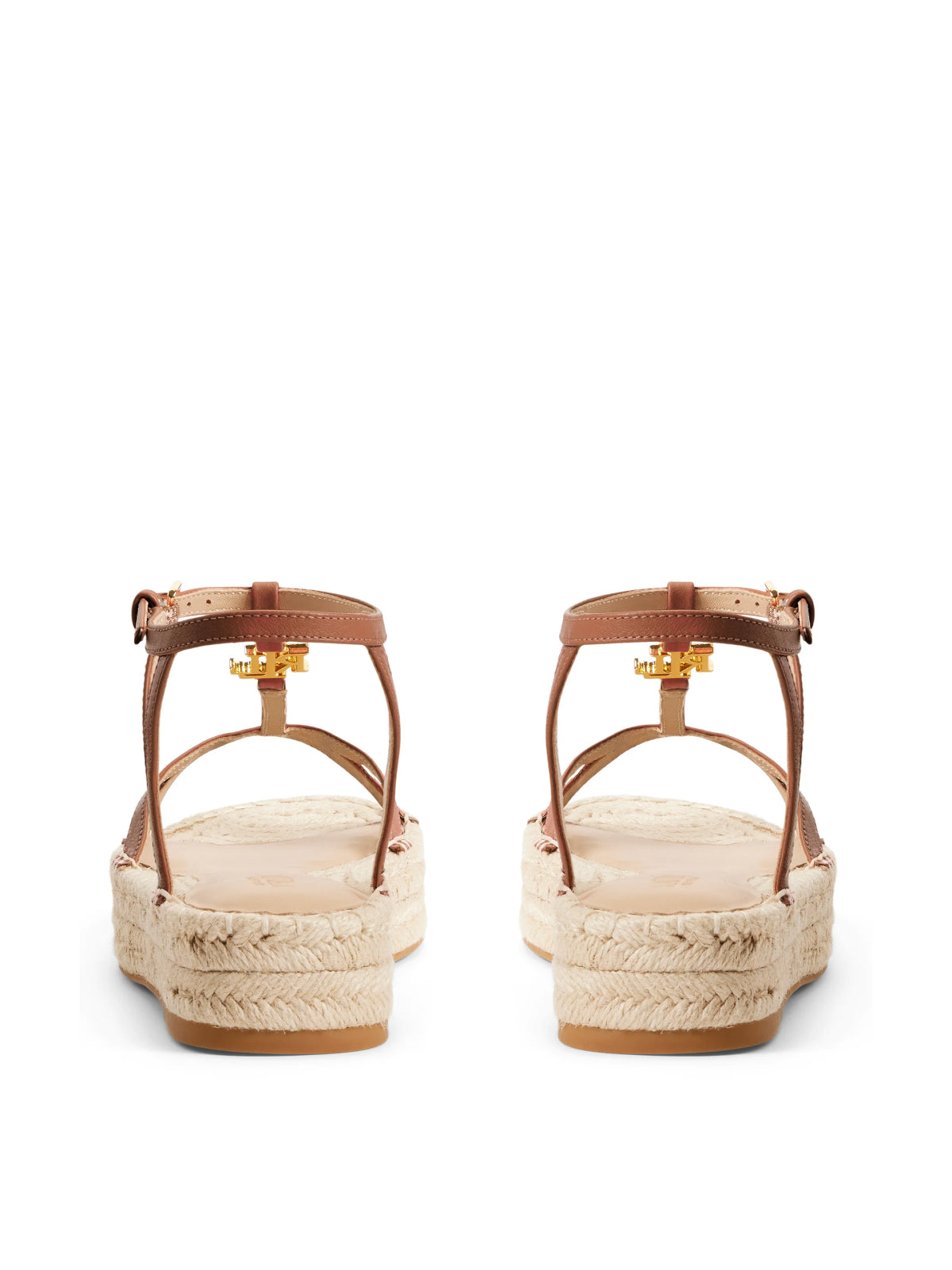 RALPH LAUREN Payton Espadrilles Sandals with 3 cm Logo Heel