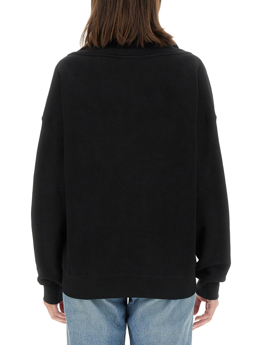 SAINT LAURENT V-Neck Sweatshirt for Women - Size S