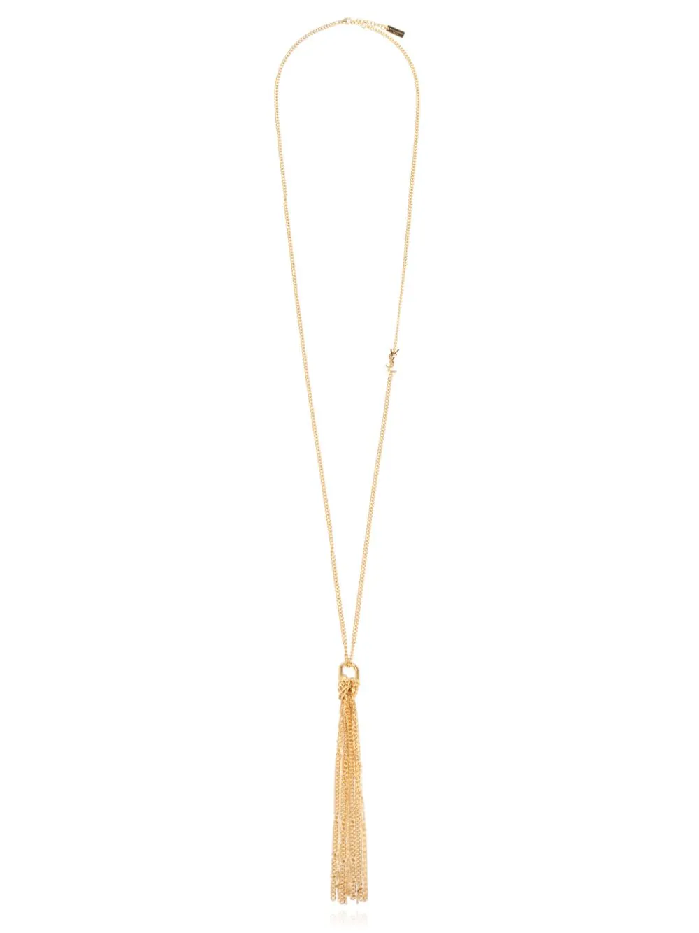 SAINT LAURENT Cassandra Tassel Necklace - 80+3 cm
