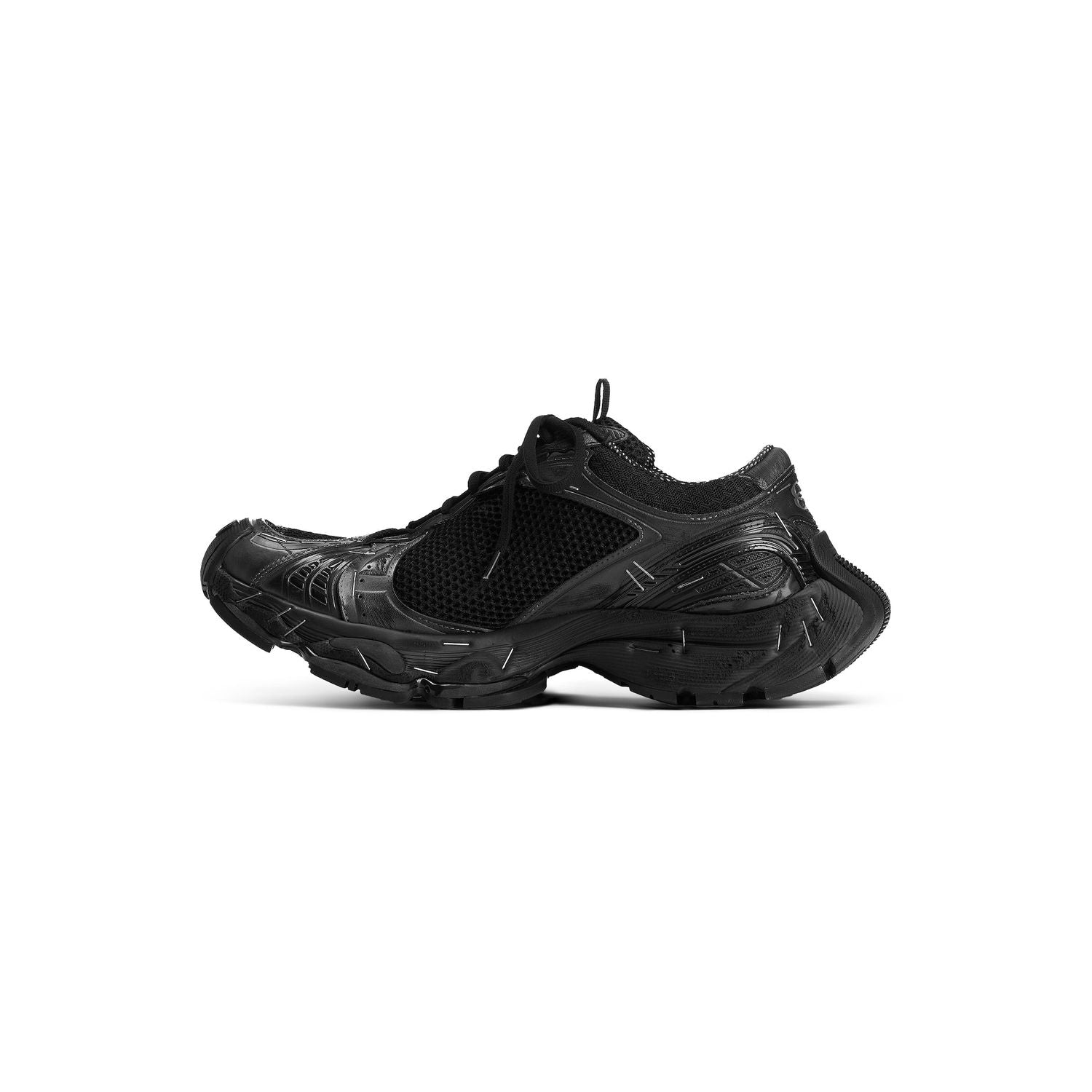 BALENCIAGA Worn-Out Effect Stapler Sneakers for Men - Size Available