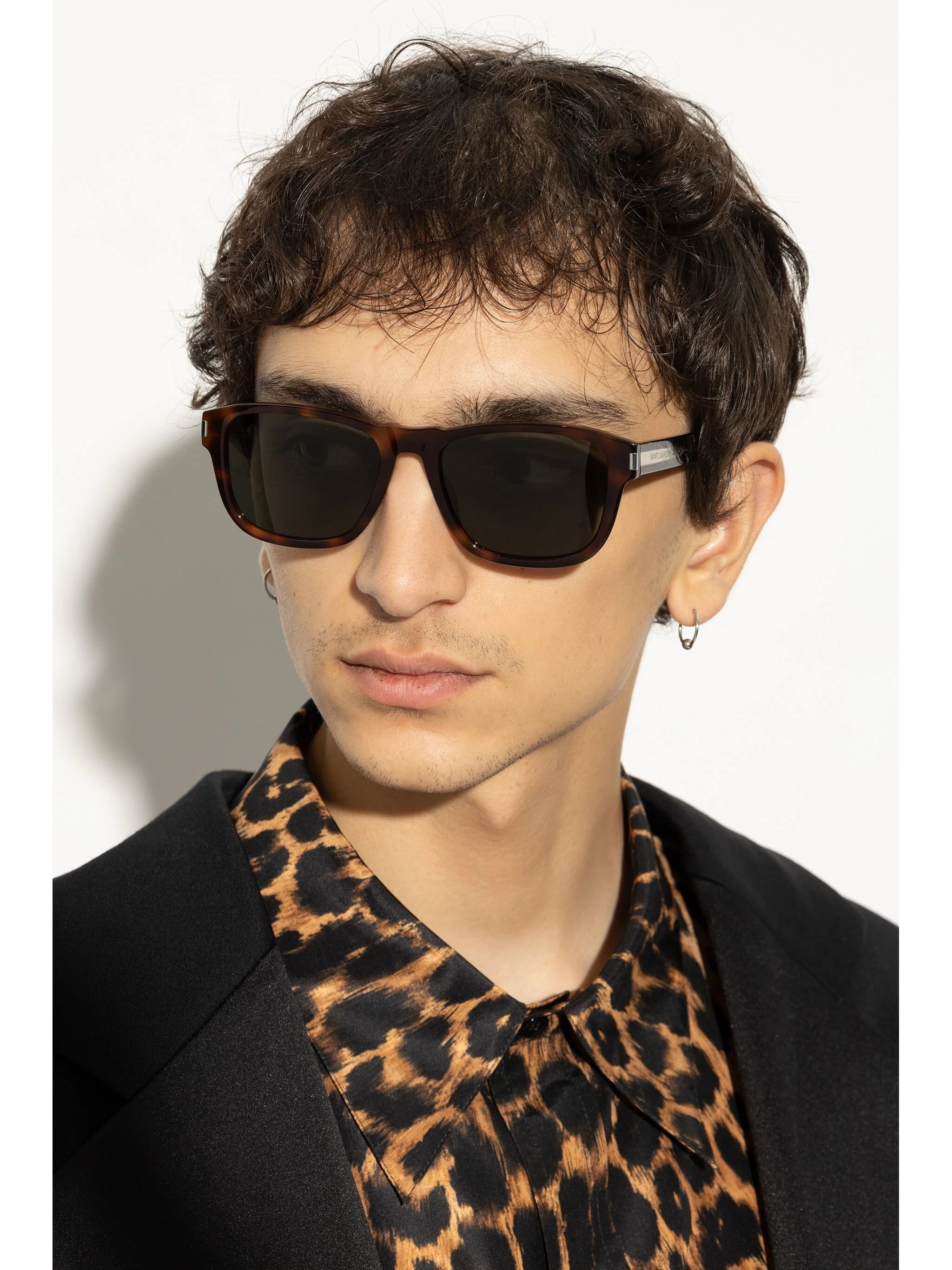 SAINT LAURENT Square Acetate Sunglasses for Men