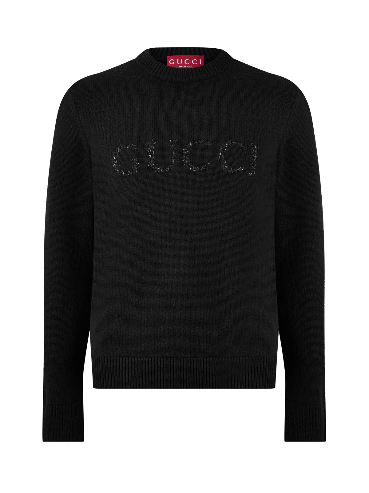 GUCCI Men's Logo Wool & Cashmere Sweater - Long Sleeve