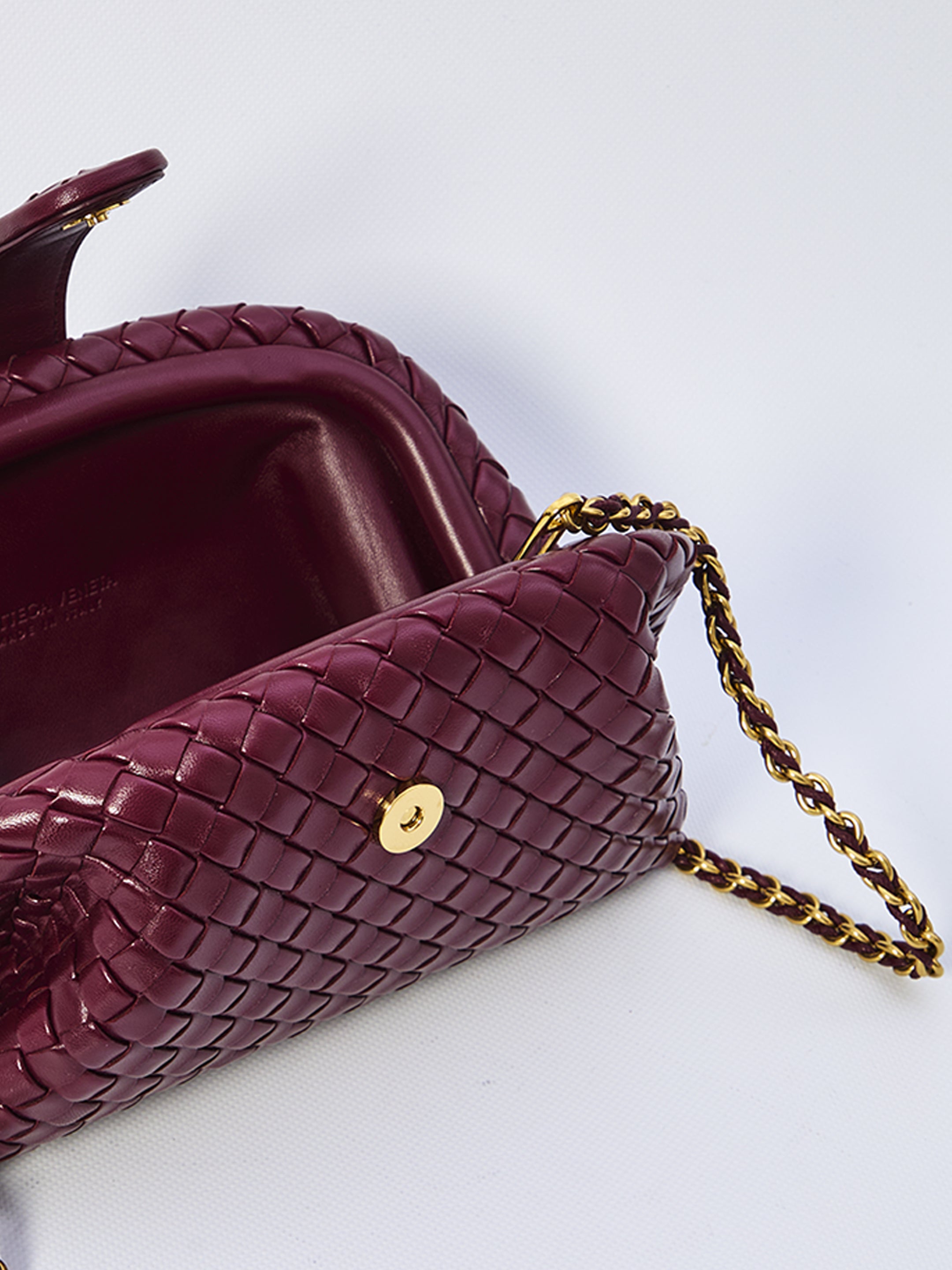 BOTTEGA VENETA 1980 Mini Leather Clutch