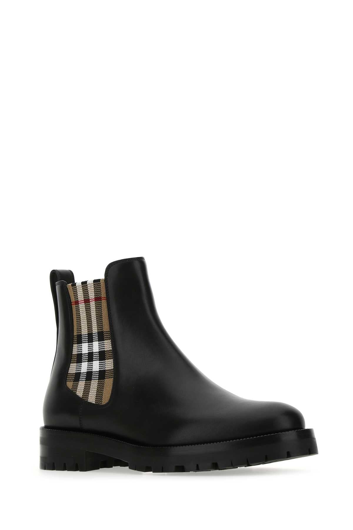 BURBERRY Women's Premium Leather Ankle Boots