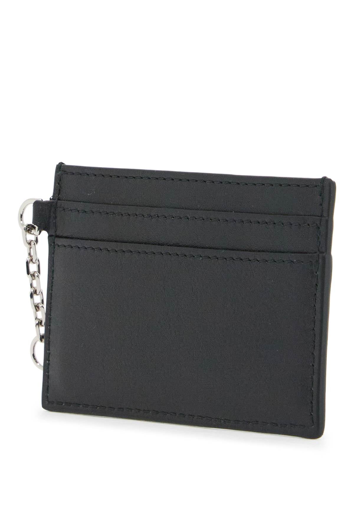 ALEXANDER MCQUEEN Mini Leather Sling Card Holder