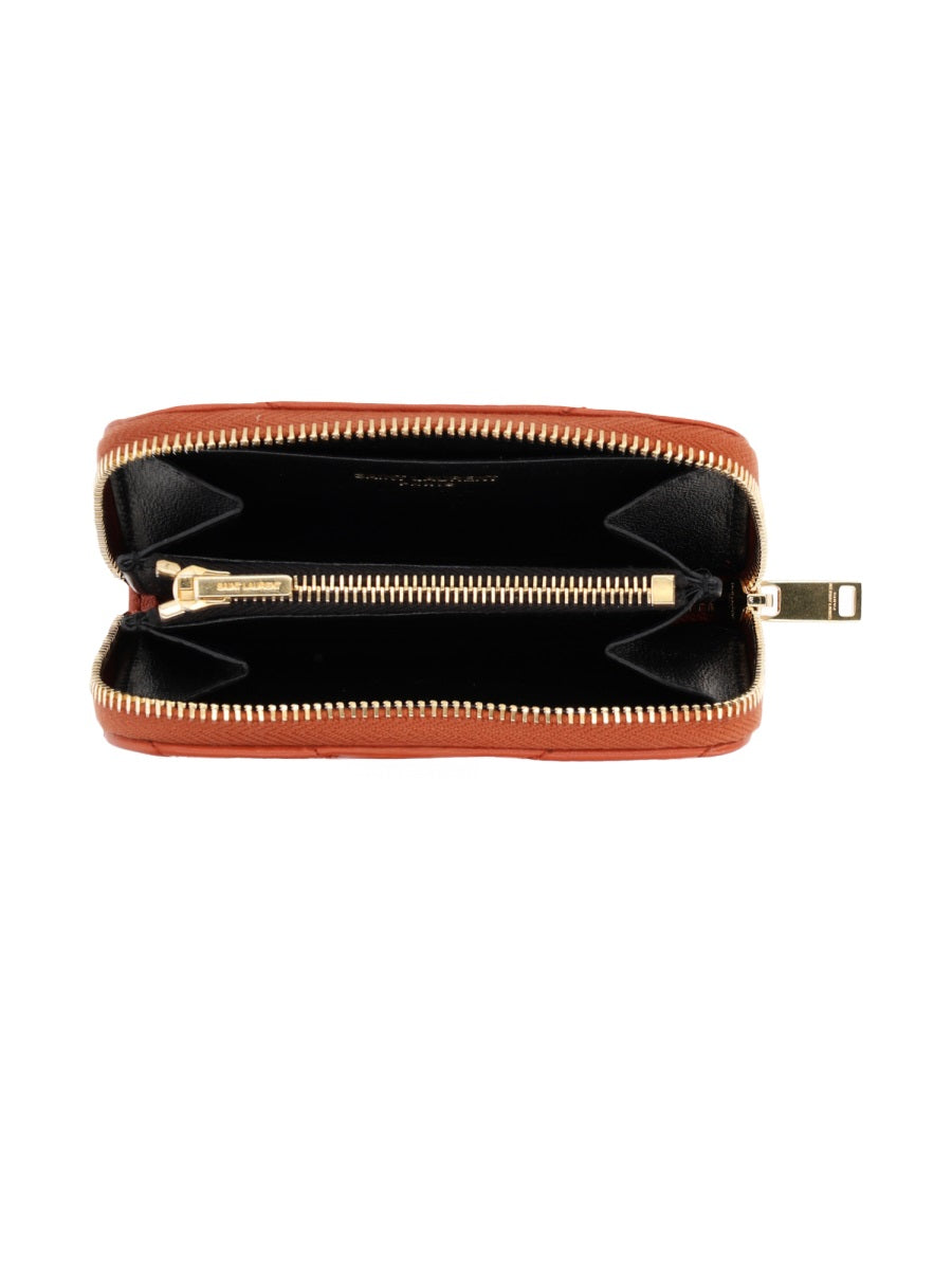 SAINT LAURENT Mini Leather Coin Purse