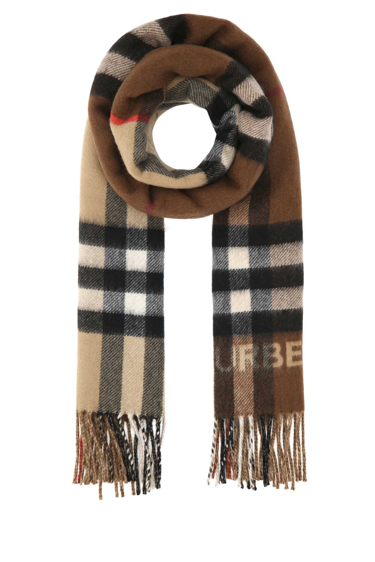 BURBERRY Embroidered Cashmere Scarf