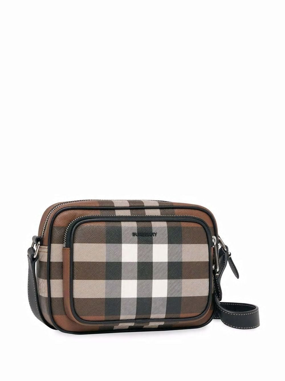 BURBERRY Checked Crossbody Bag for Men