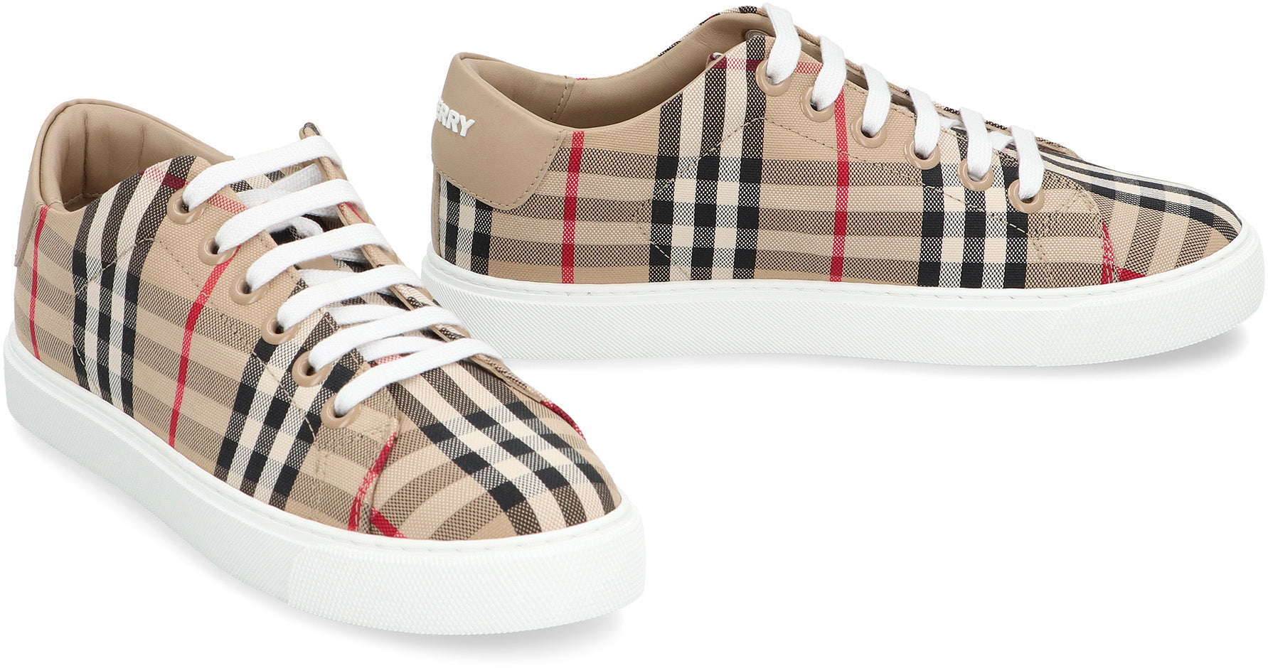 BURBERRY Checkered Design Motif Sneaker for Women