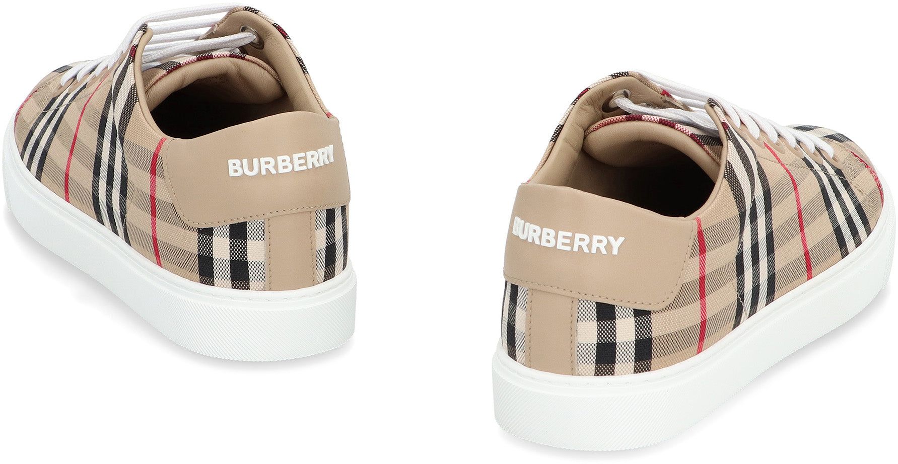 BURBERRY Checkered Design Motif Sneaker for Women