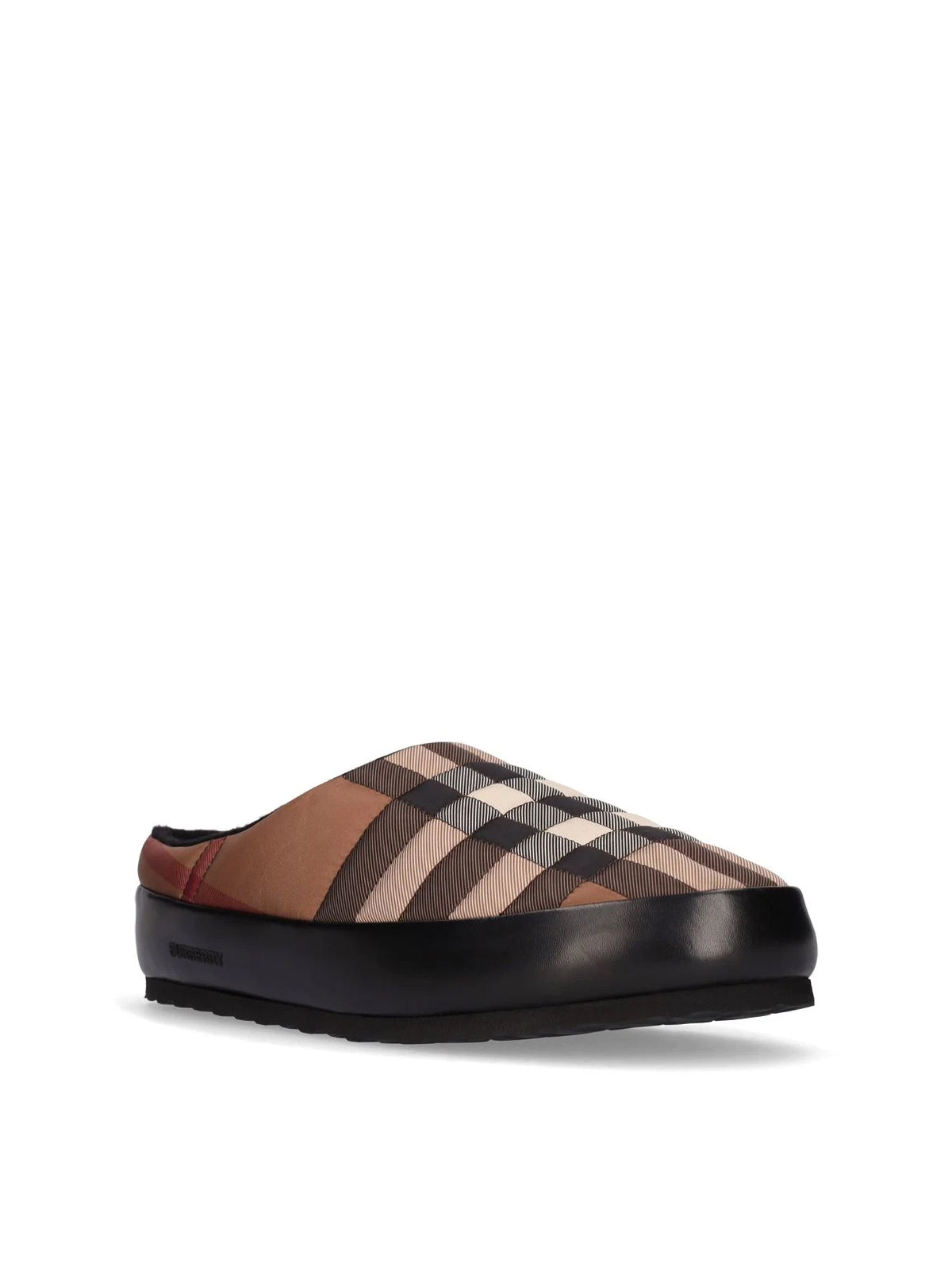 BURBERRY Northaven Check Logo Slip-On Loafers for Men