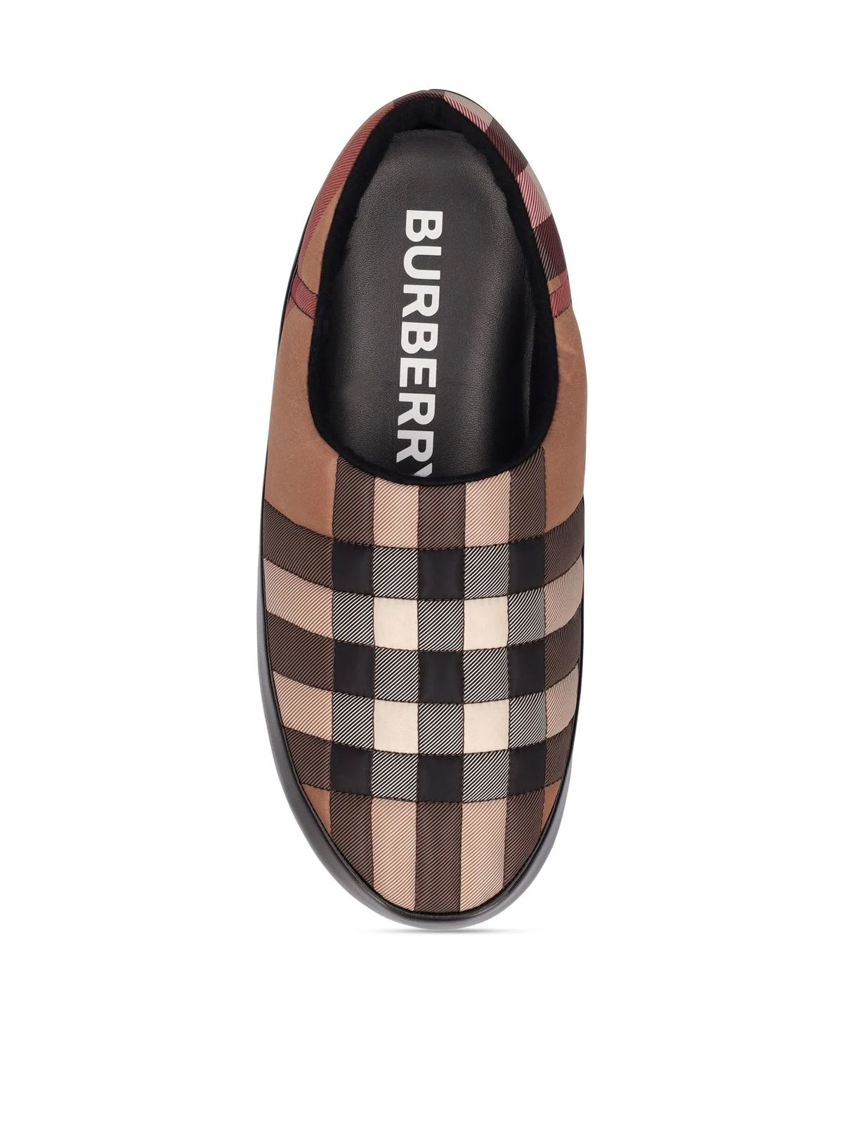 BURBERRY Northaven Check Logo Slip-On Loafers for Men